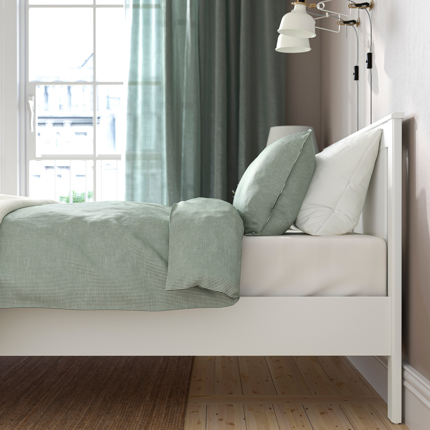 SONGESAND bed frame white - IKEA