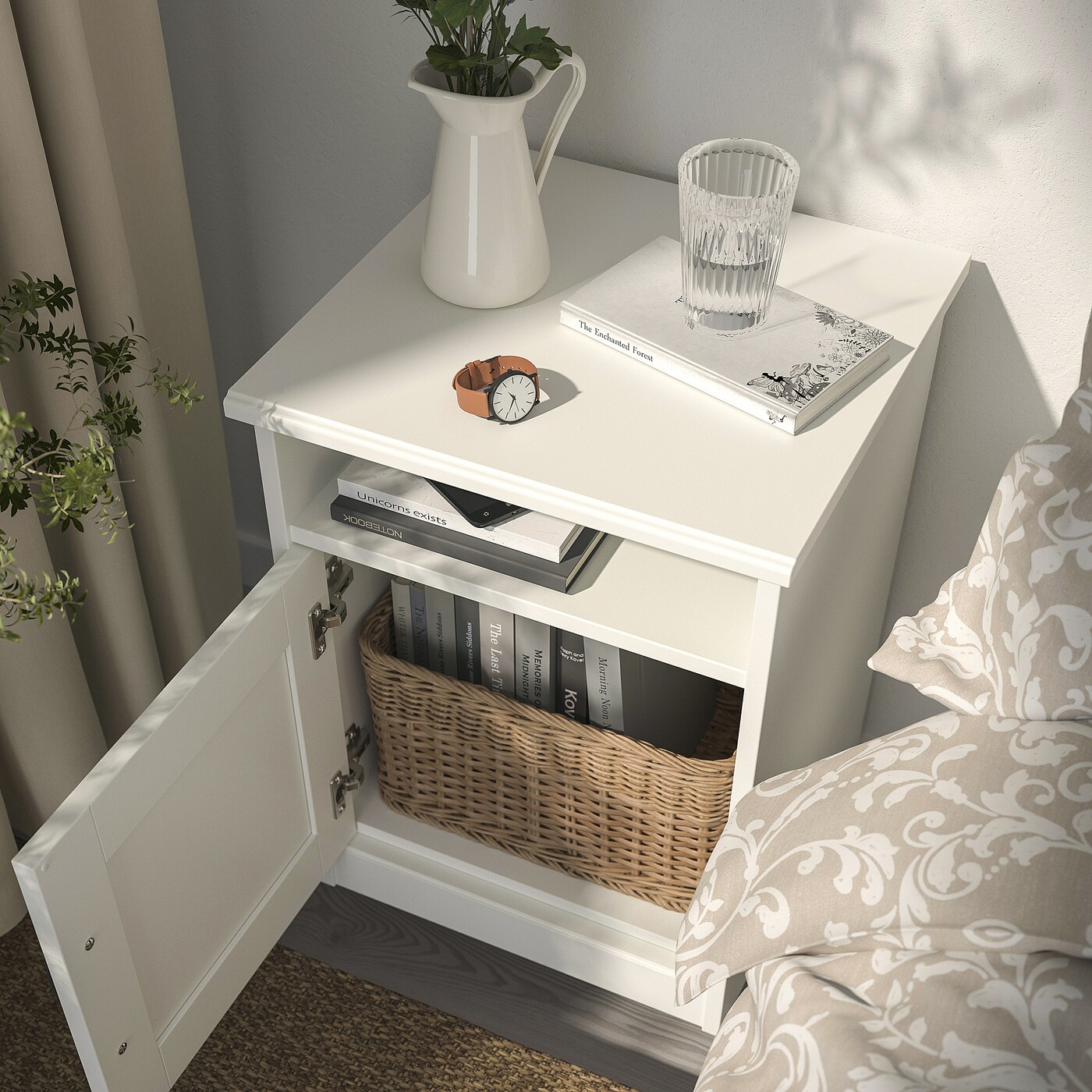 SONGESAND bedside table white IKEA