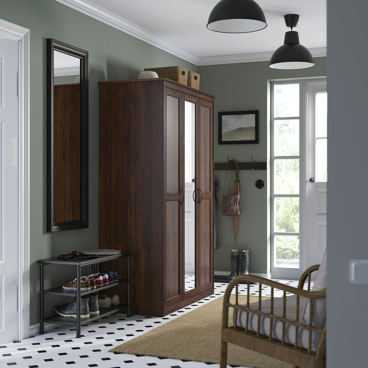 SONGESAND wardrobe brown - IKEA