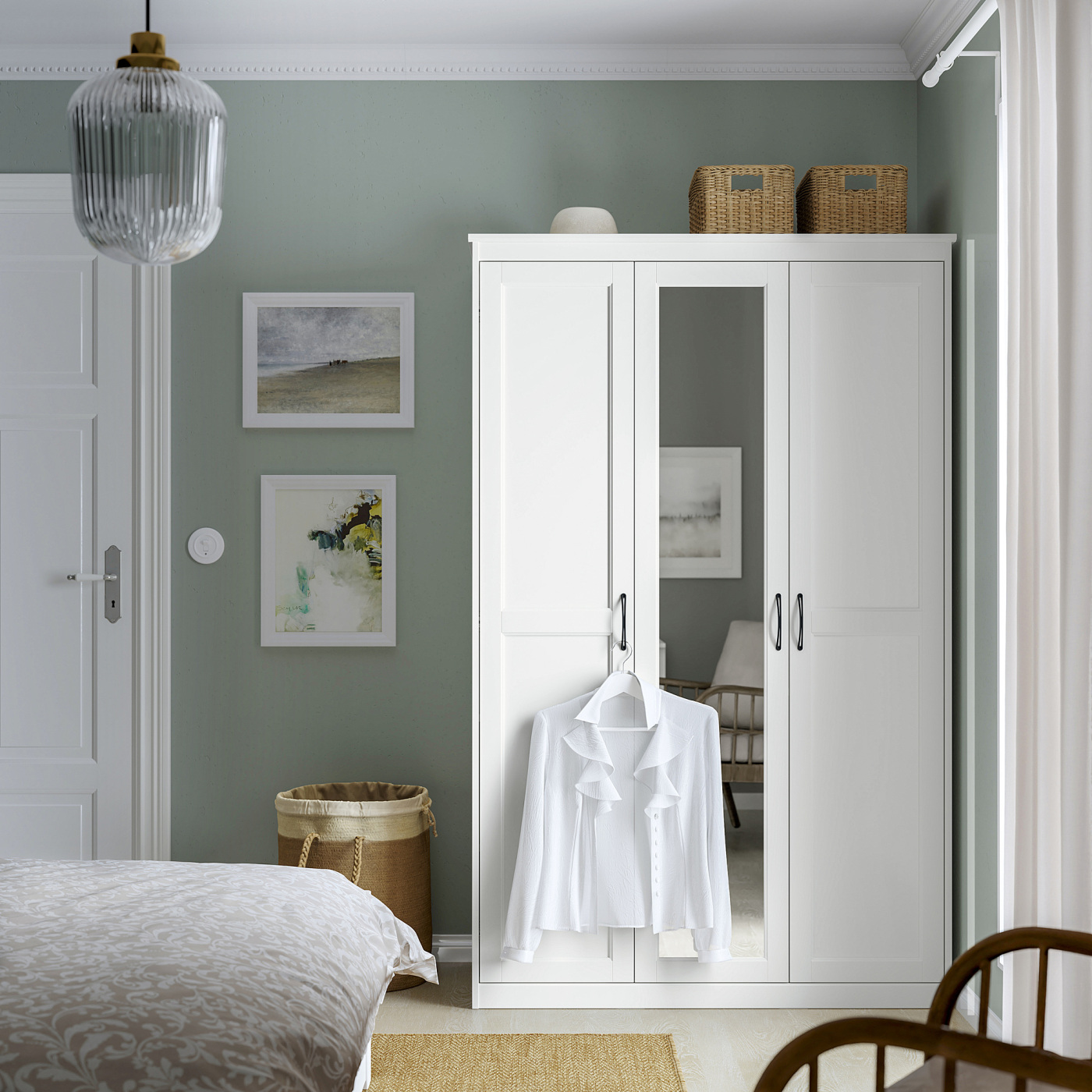 SONGESAND wardrobe white - IKEA