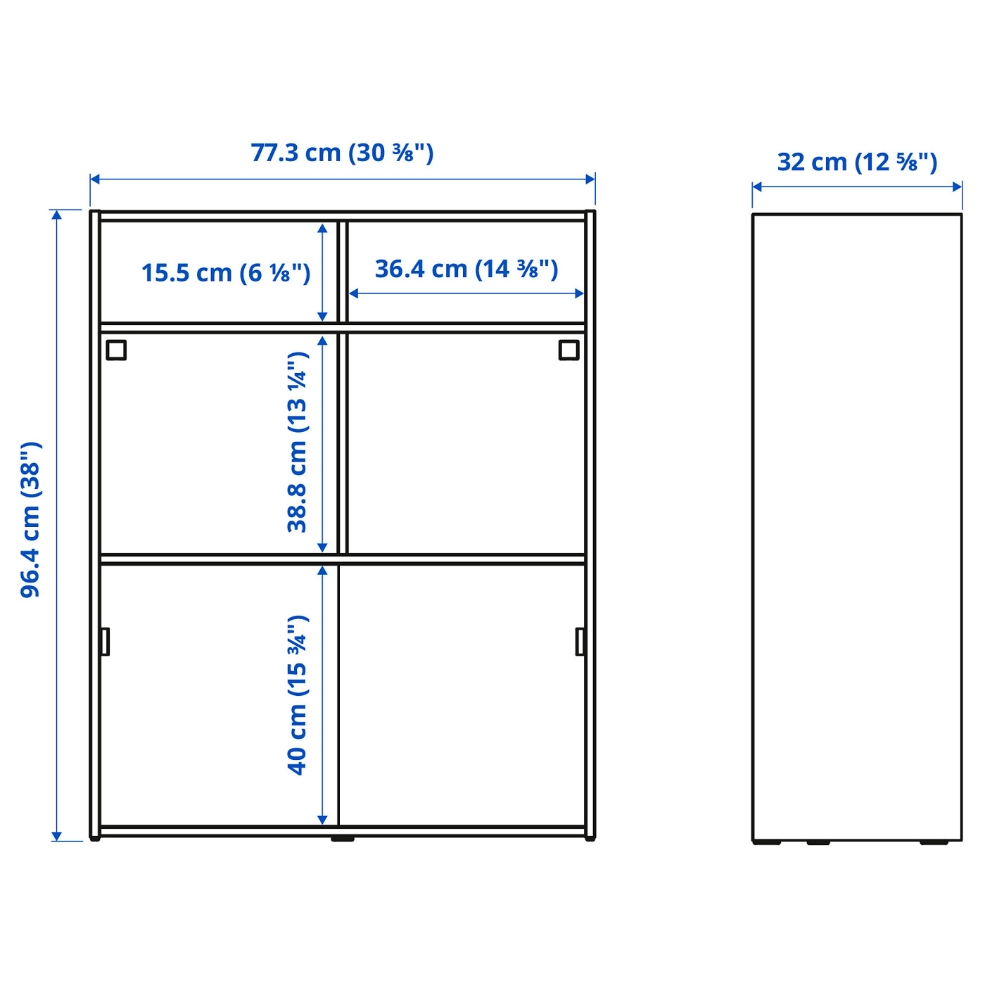 SPIKSMED open shelving unit light grey - IKEA