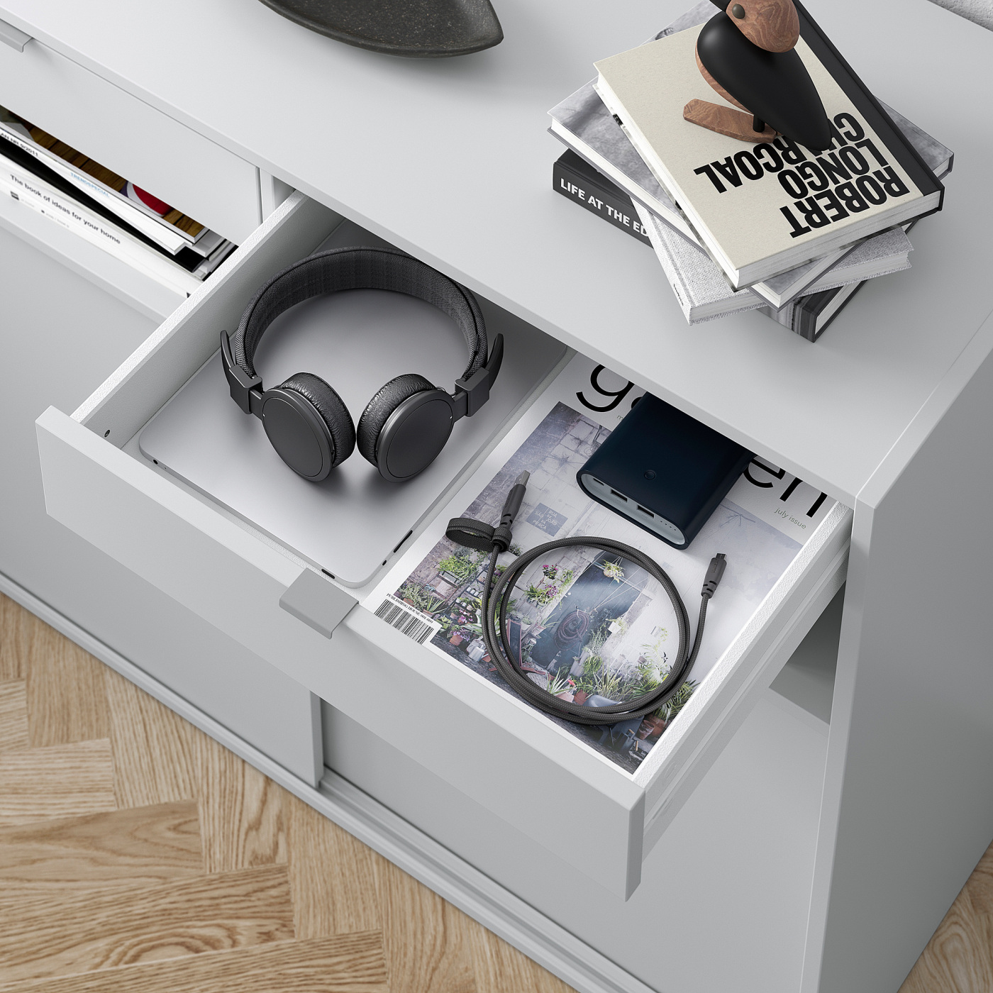 SPIKSMED storage combination light grey - IKEA