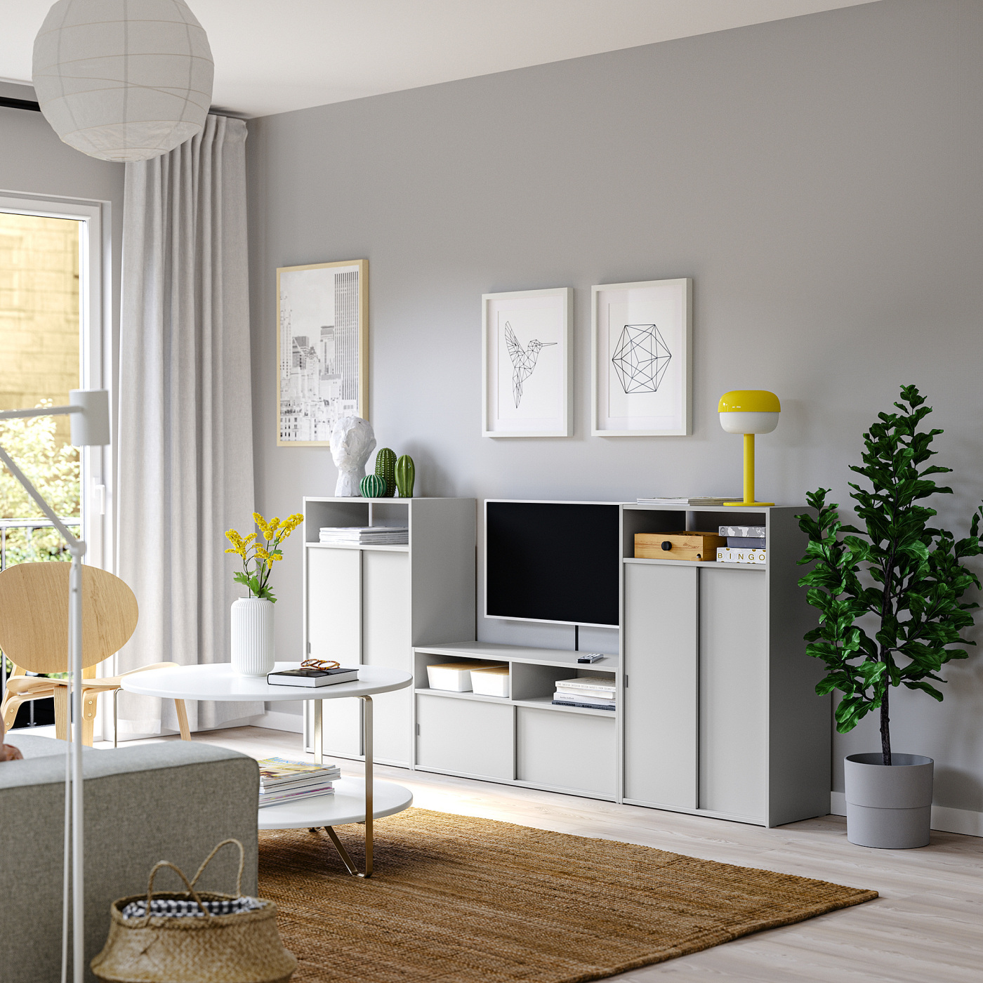 SPIKSMED TV storage combination - IKEA