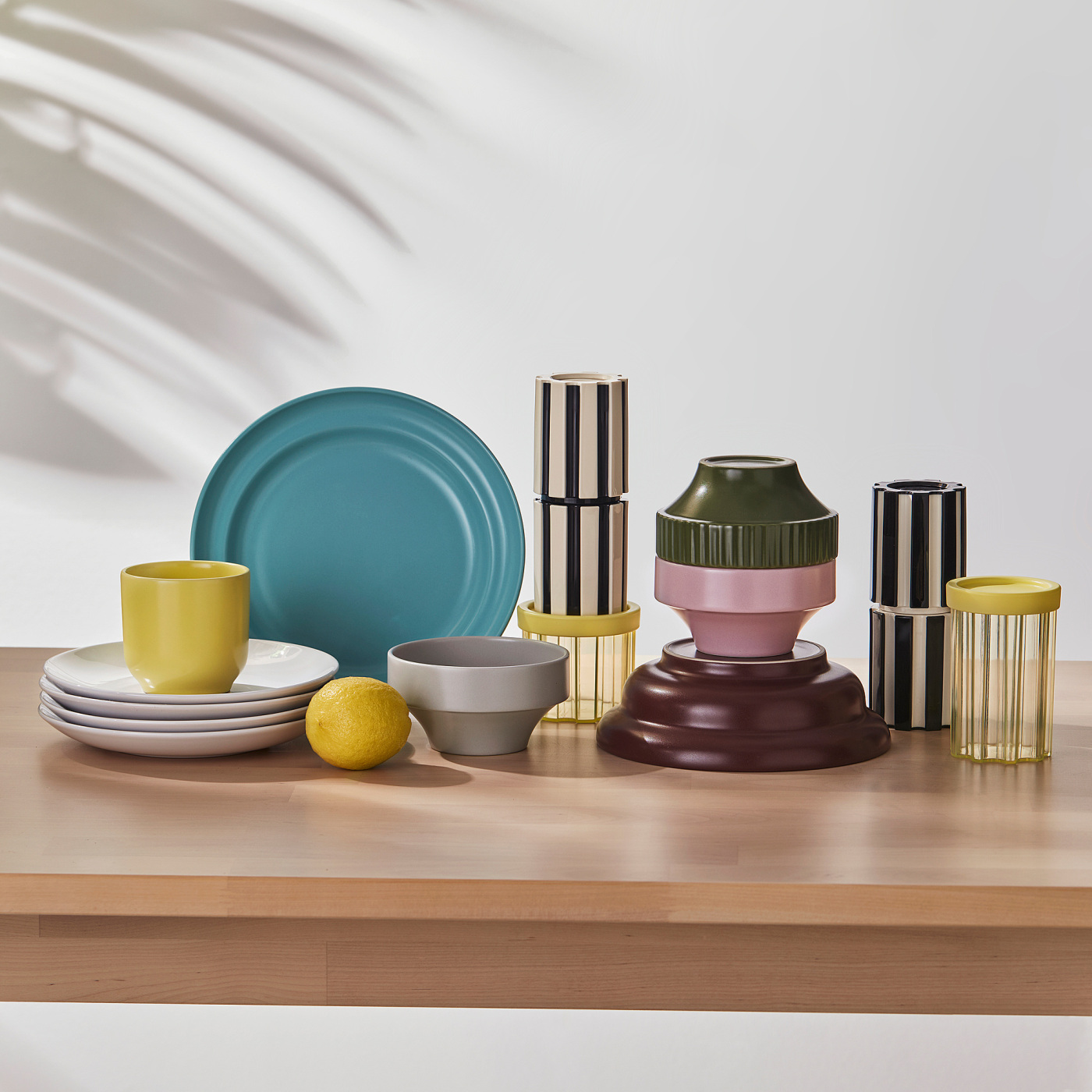 SPJUTLILJA 3-piece serving set mixed colours - IKEA