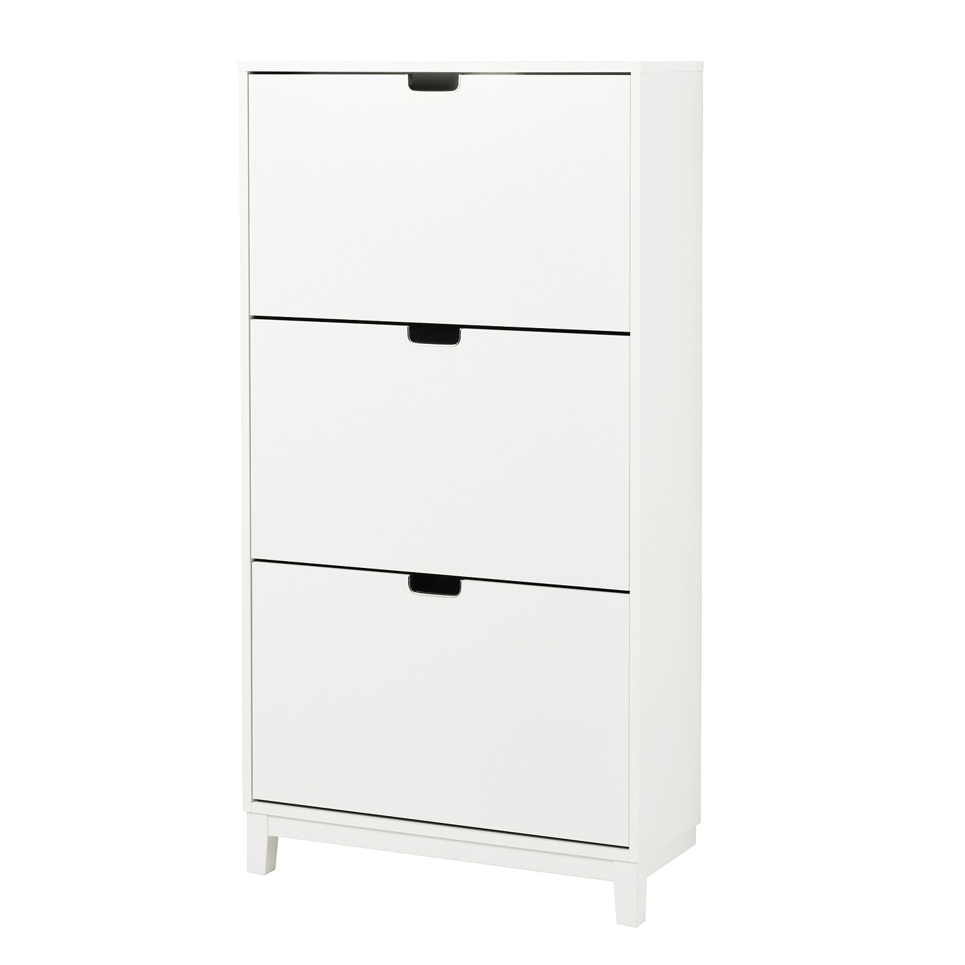 IKEA タンス　キャビネット STÄLL shoe cabinet with 3 compartments white - IKEA