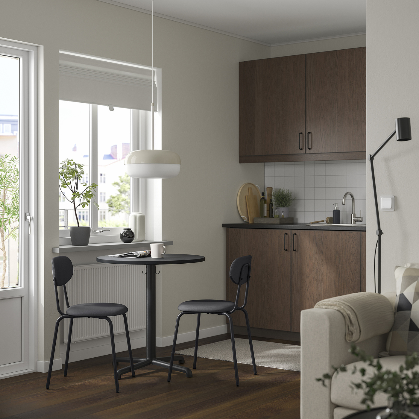 STENSELE table anthracite/anthracite - IKEA