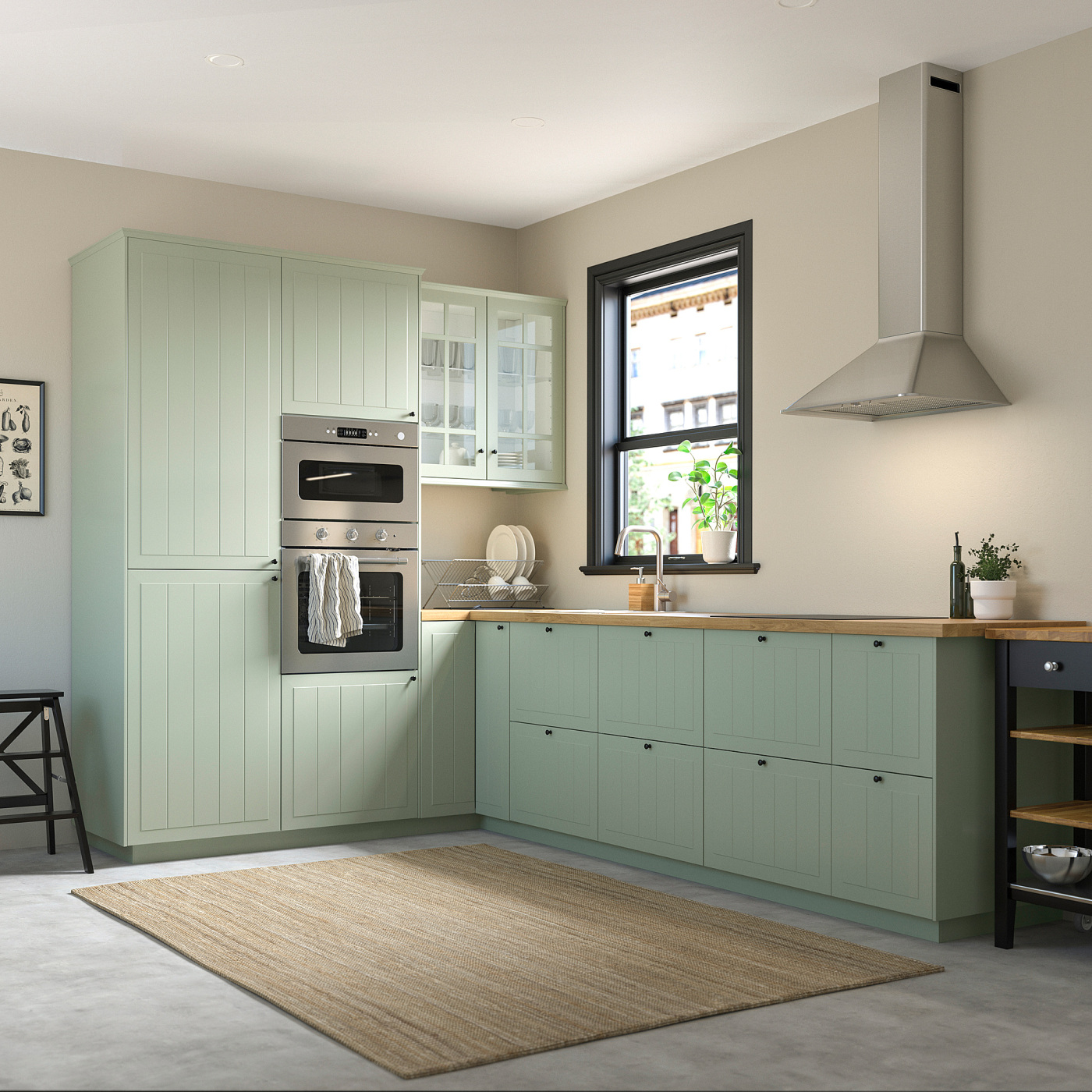 STENSUND drawer front light green - IKEA