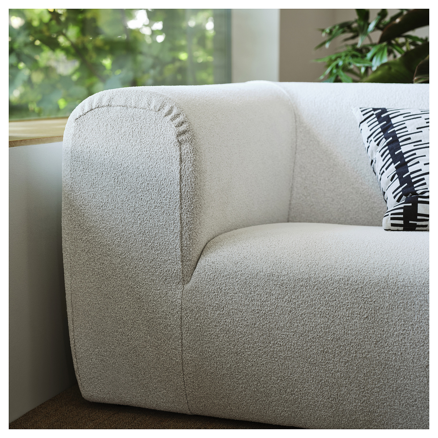 STOCKHOLM 2025 3-seat sofa Djurmo grey/white - IKEA