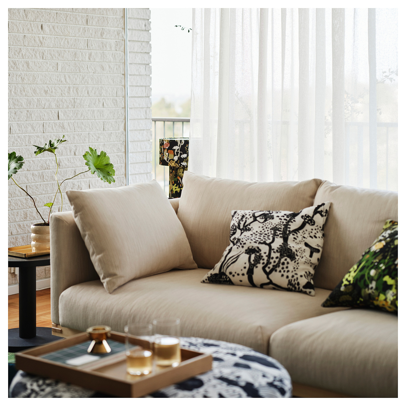 STOCKHOLM 2025 3-seat sofa Sundhamn beige - IKEA