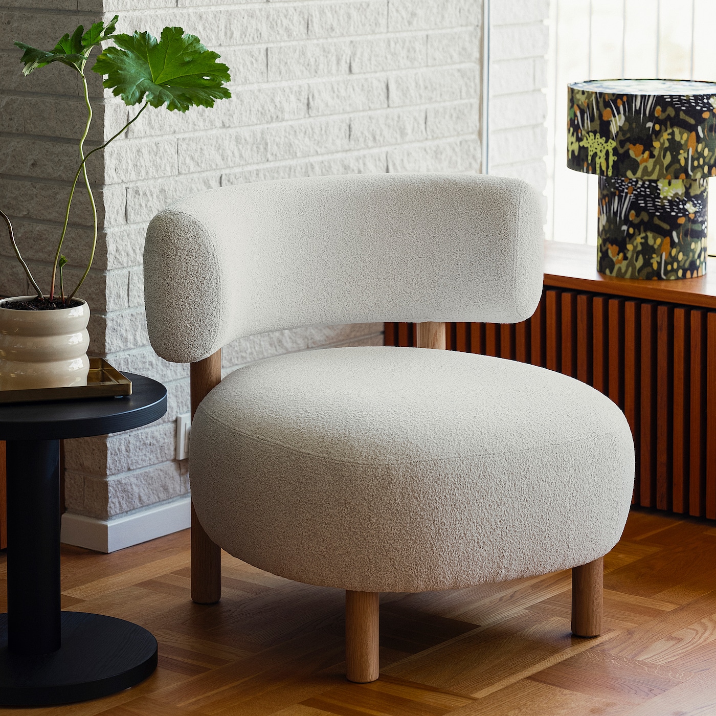 ワールド オンラインストア STOCKHOLM 2025 armchair Djurmo grey/white - IKEA フロアスタンド