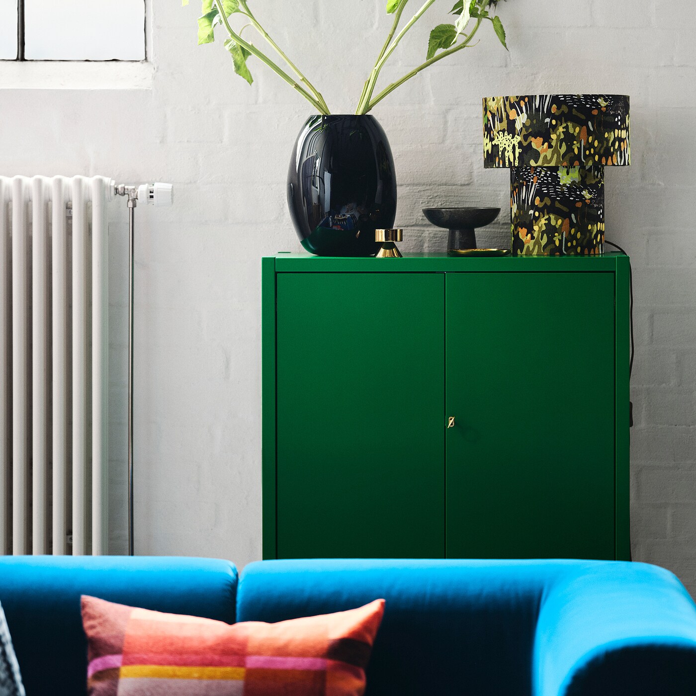 ぺこすけ出品です　IKEA　STOCKHOLM STOCKHOLM 2025 cabinet with 2 doors green - IKEA