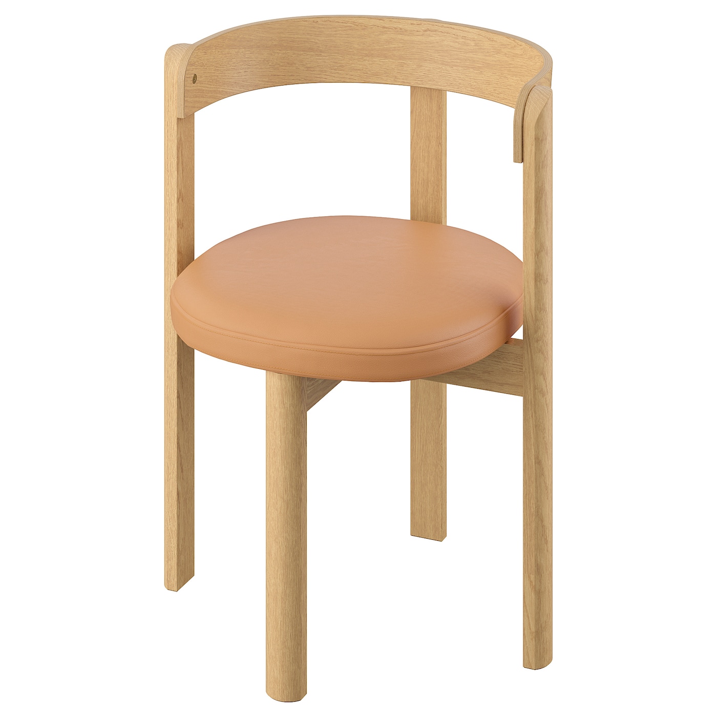 STOCKHOLM 2025 chair oak/leather - IKEA