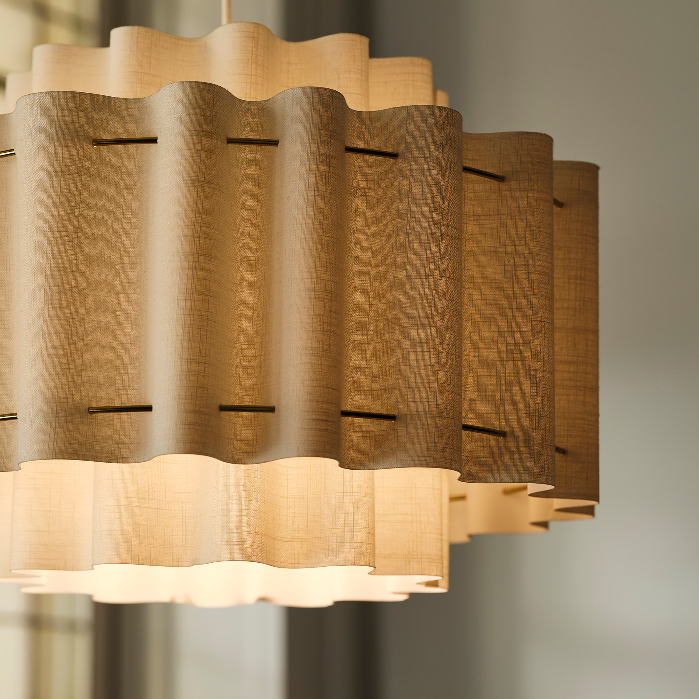 STOCKHOLM 2025 ペンダントランプ IKEA STOCKHOLM 2025 pendant lamp white textile/brass-plated - IKEA