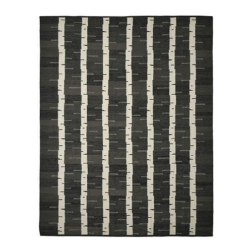 VODSKOV rug, flatwoven natural/light grey - IKEA