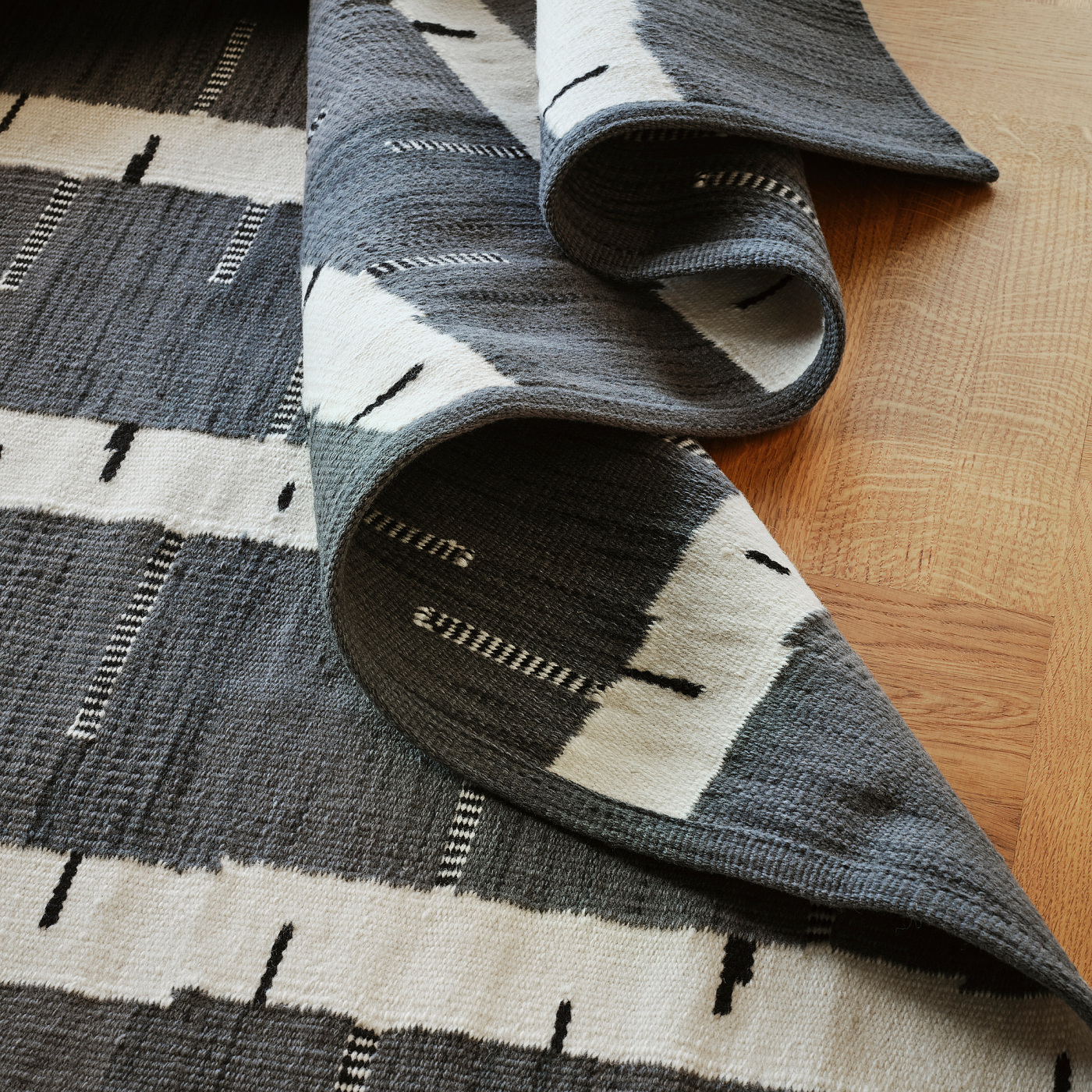 STOCKHOLM 2025 rug, flatwoven grey/white/black handwoven - IKEA