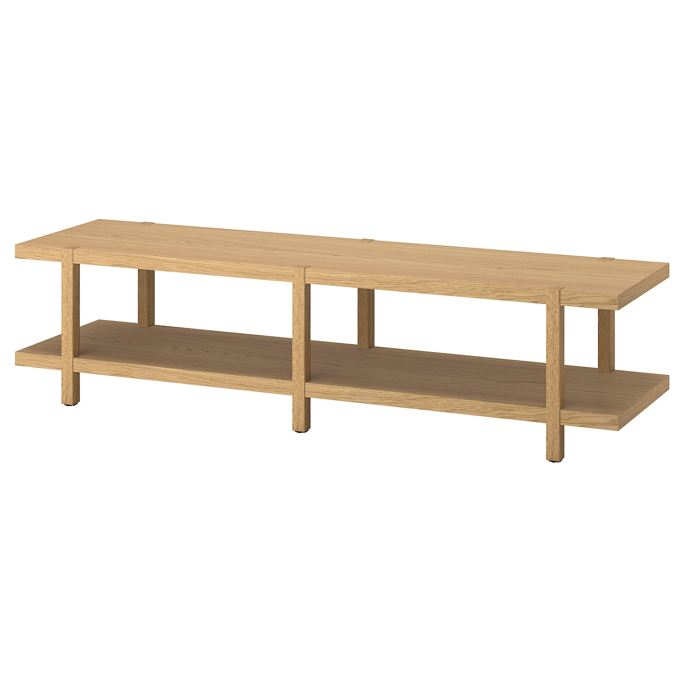 STOCKHOLM 2025 shelving unit/bench oak veneer - IKEA