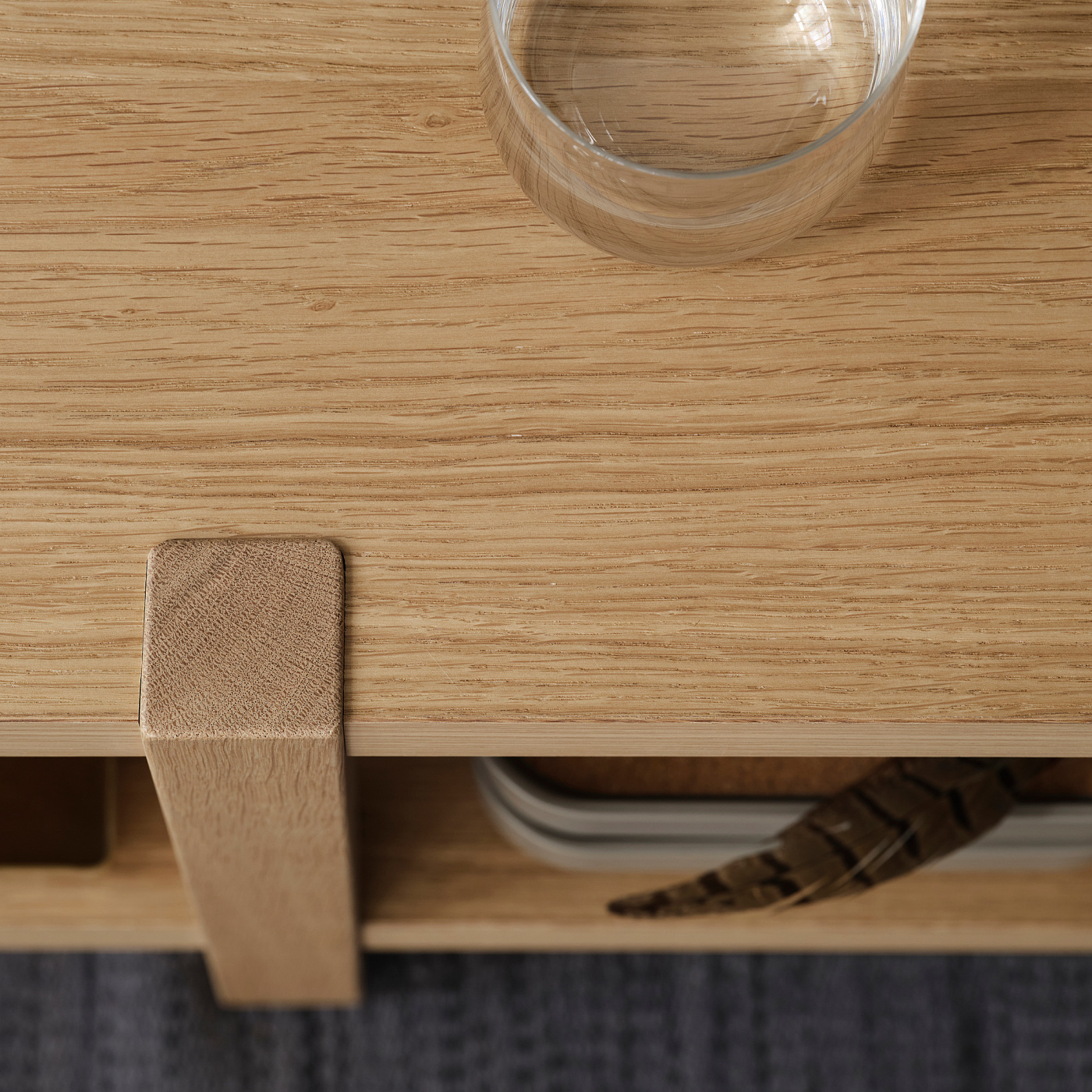 STOCKHOLM 2025 shelving unit/bench oak veneer - IKEA