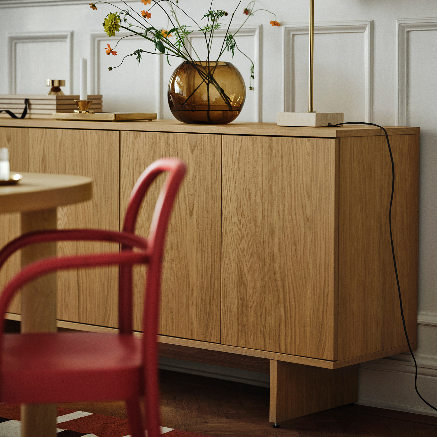 STOCKHOLM 2025 sideboard oak veneer - IKEA