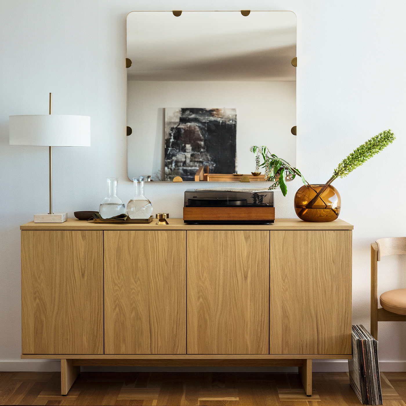STOCKHOLM 2025 sideboard oak veneer - IKEA