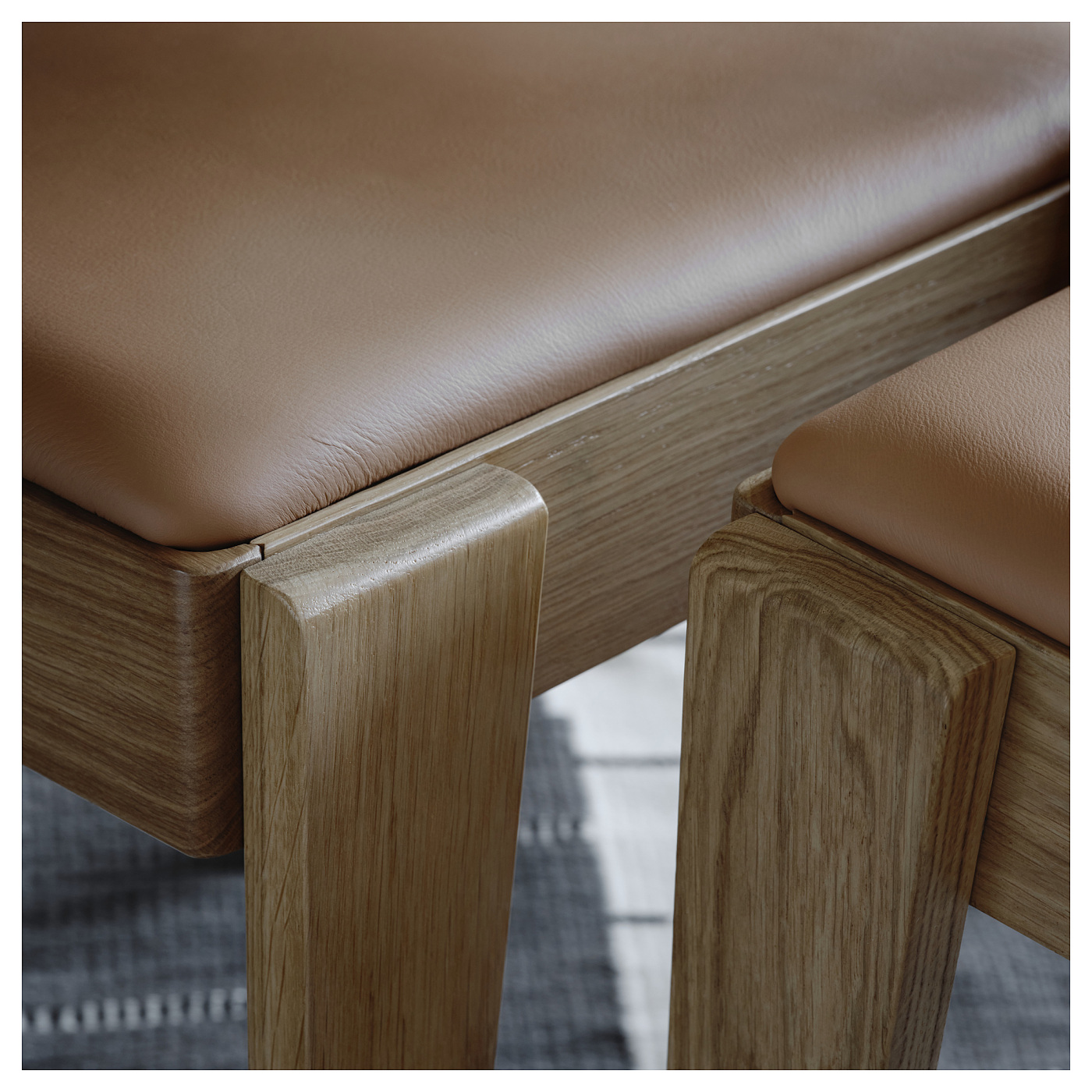 STOCKHOLM 2025 / STOCKHOLM 2025 table and 6 chairs oak veneer/oak