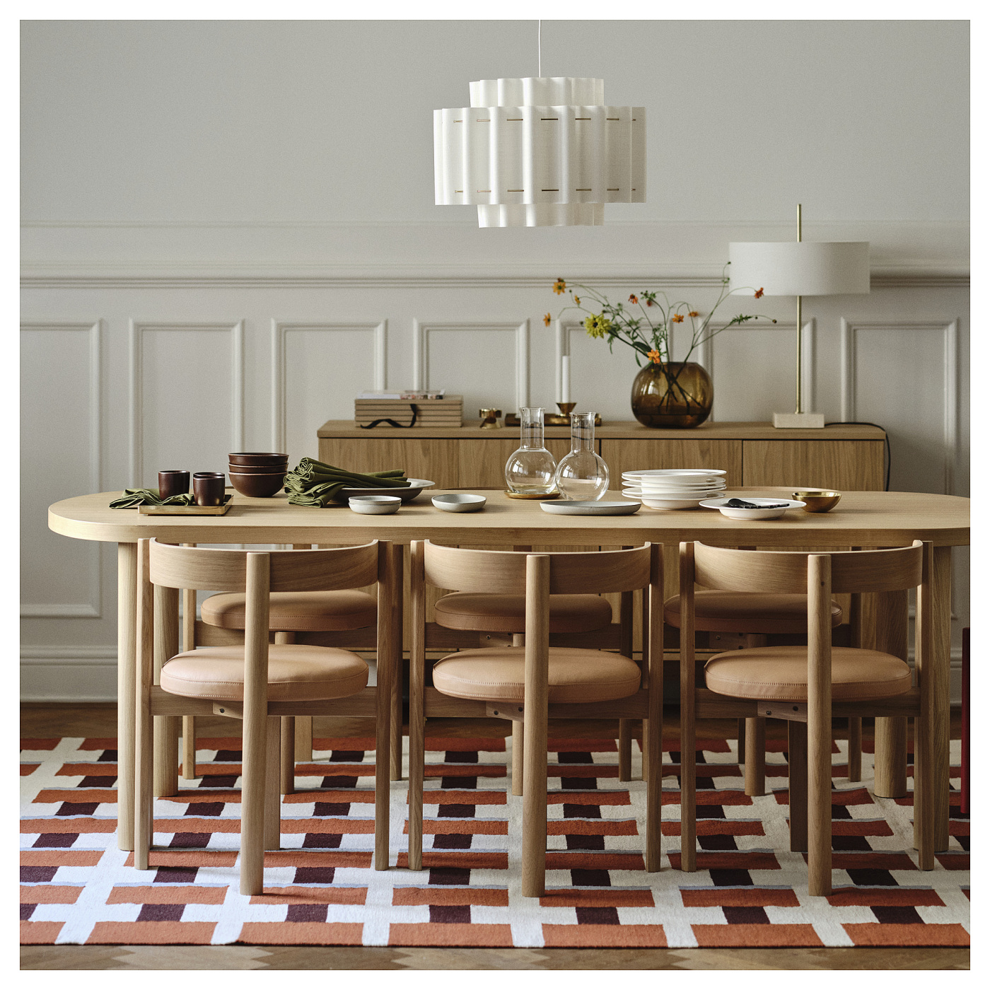 STOCKHOLM 2025 table oak veneer/oak veneer - IKEA