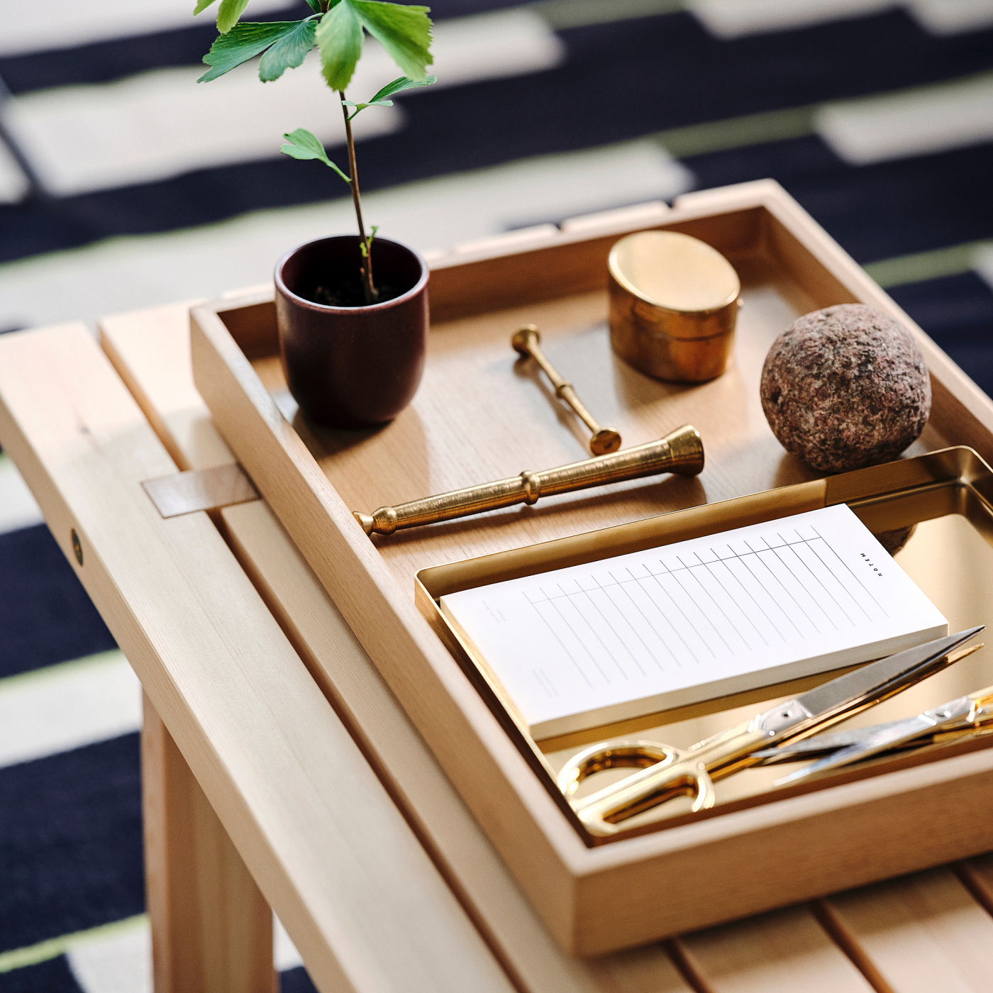 STOCKHOLM 2025 tray brass-colour - IKEA