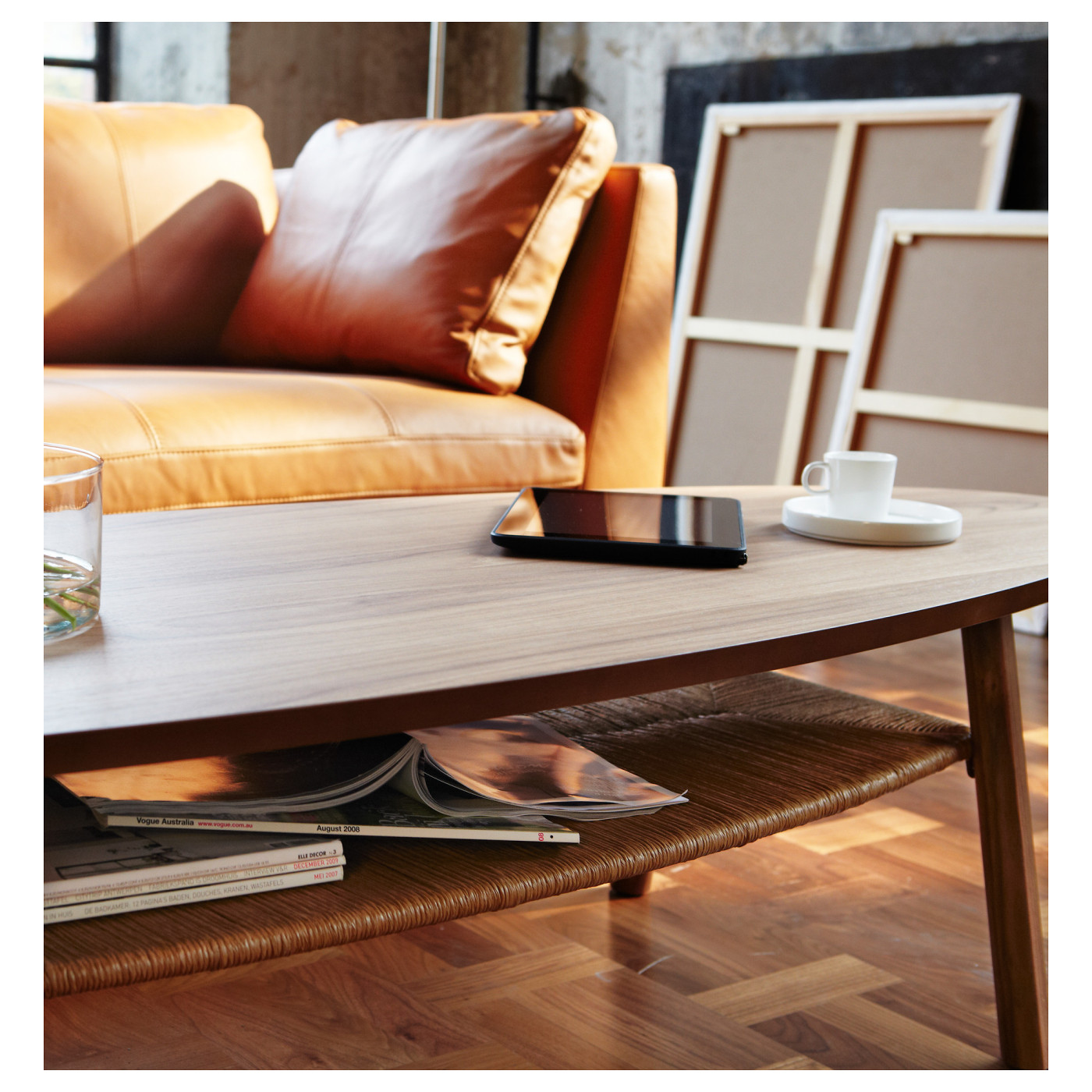 STOCKHOLM coffee table walnut veneer - IKEA