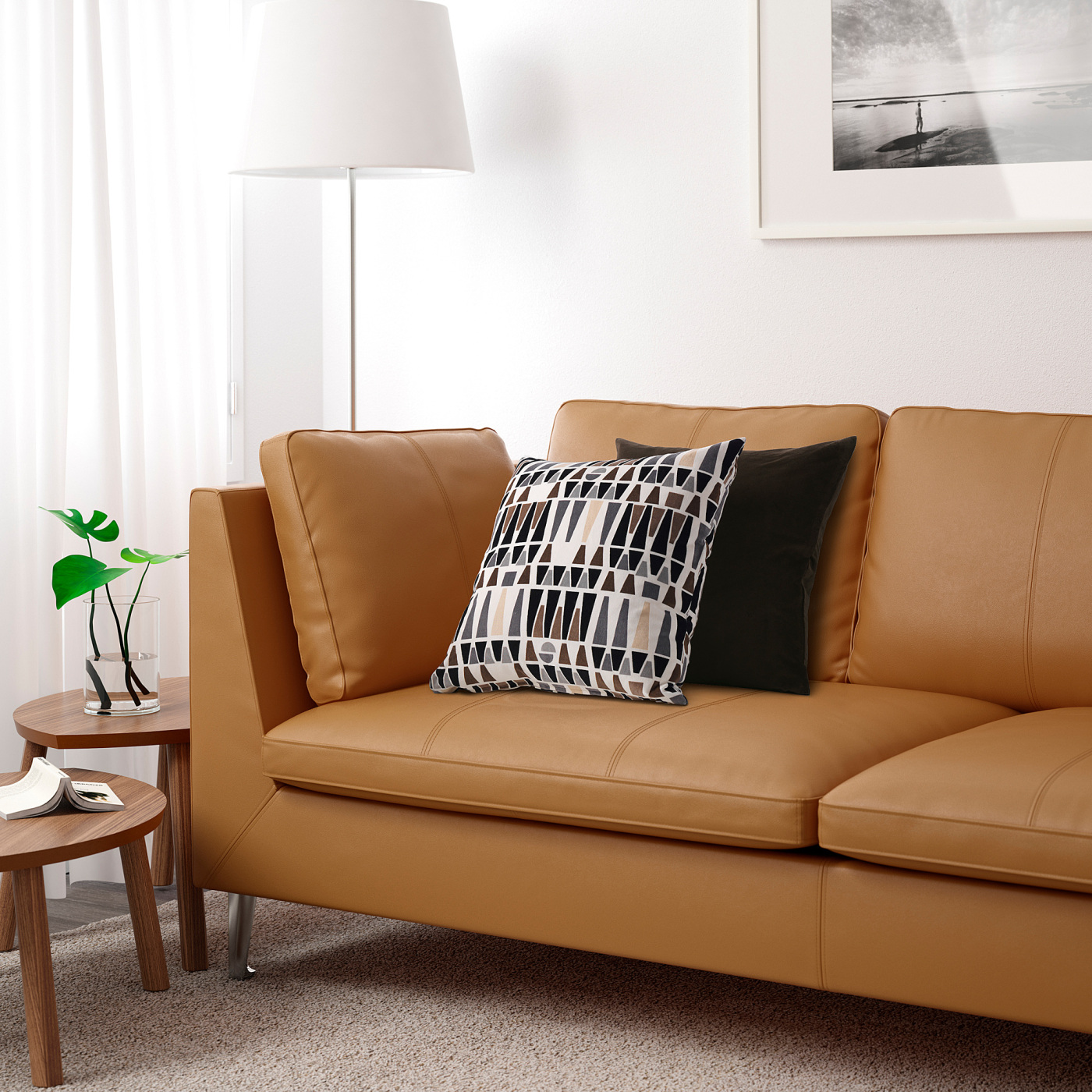 STOCKHOLM three-seat sofa Seglora natural - IKEA