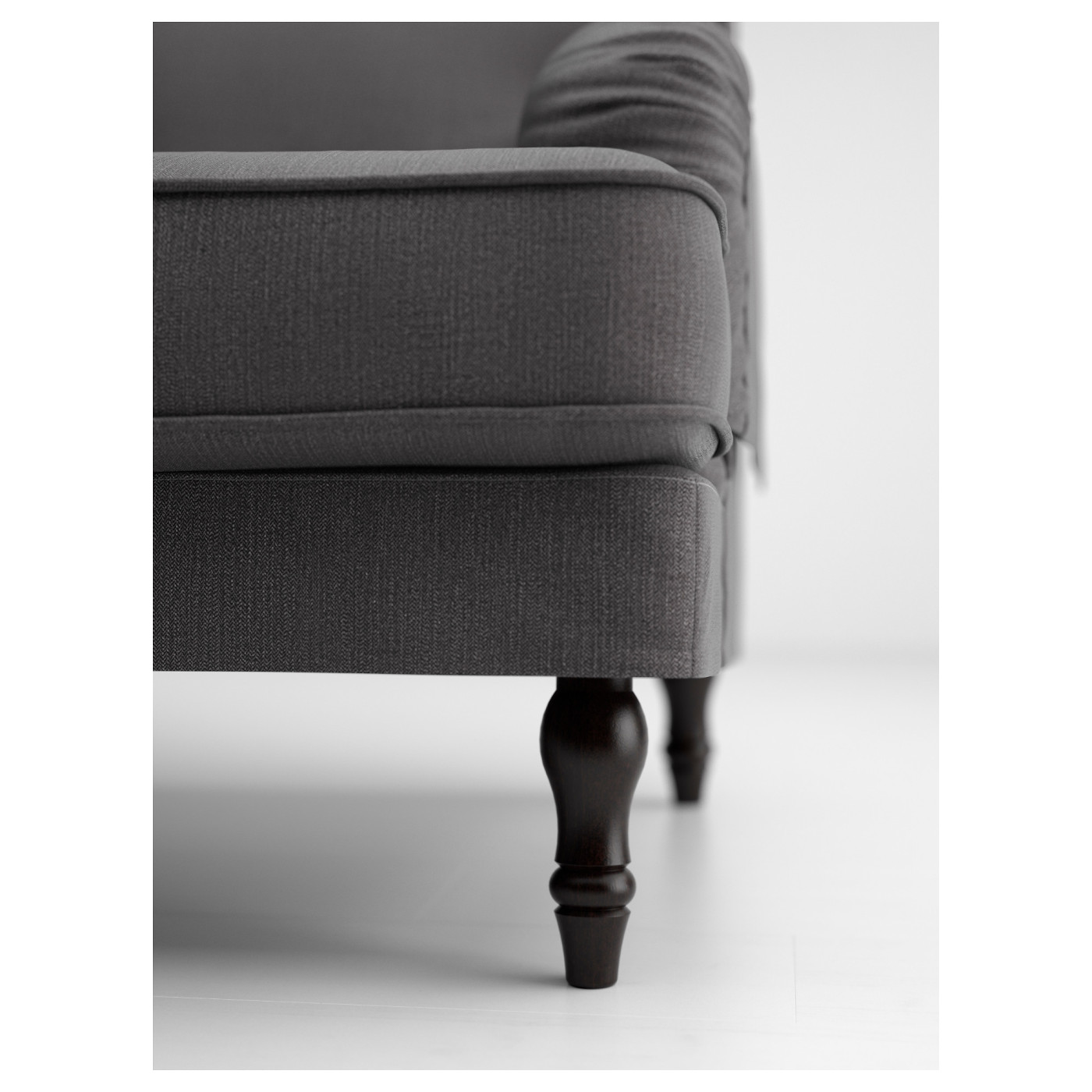 STOCKSUND legs for armchair/sofas black - IKEA