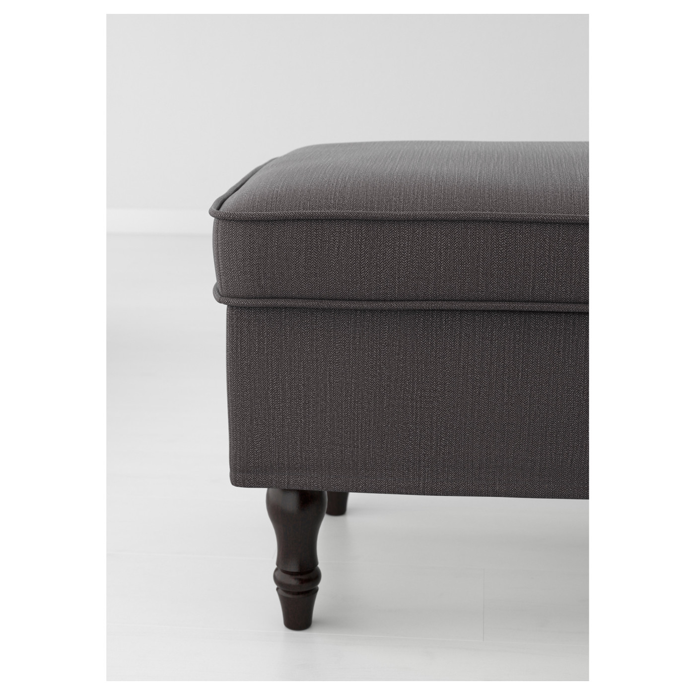 STOCKSUND legs for bench black - IKEA