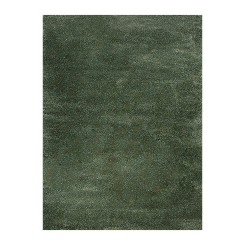 HOTELLRUM rug, high pile blue/green yellow - IKEA