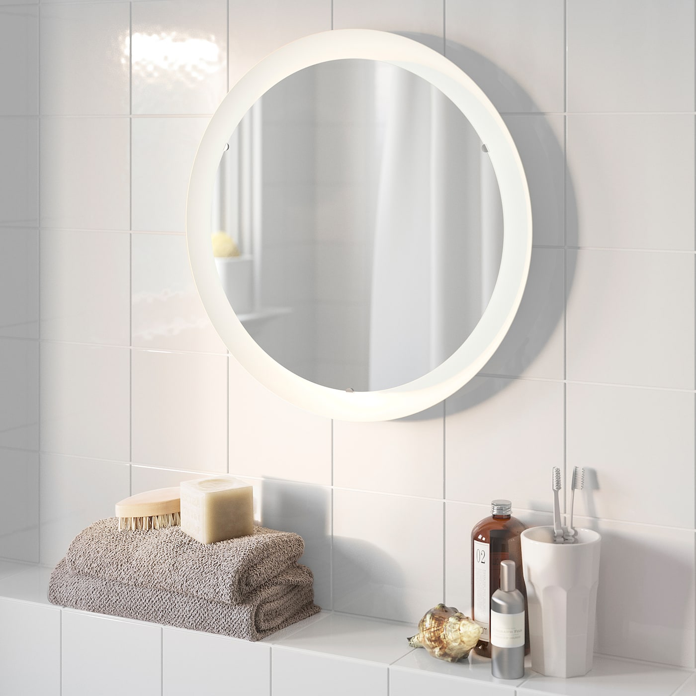 Ikea mirror light discount