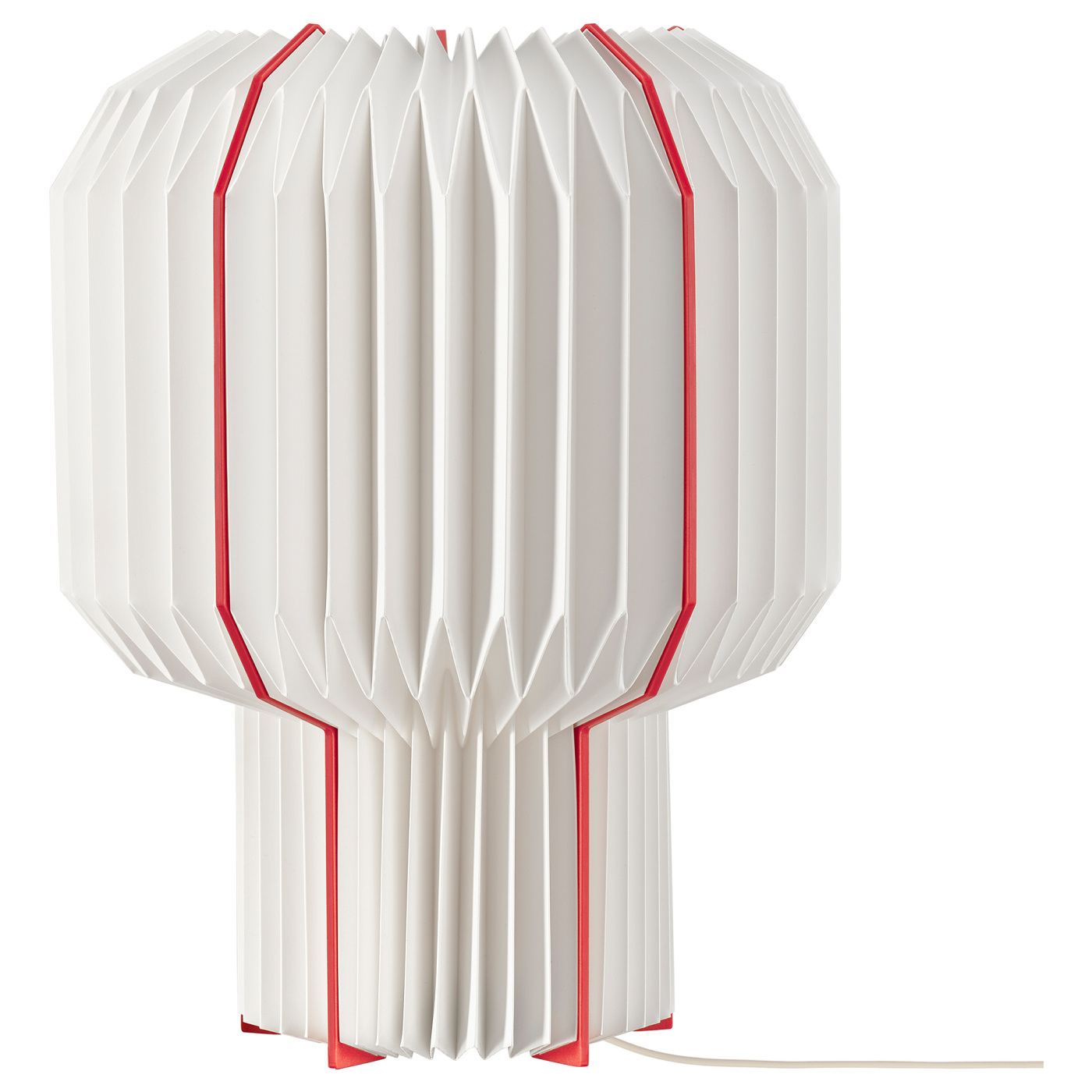 STRÅLA table lamp white/red - IKEA