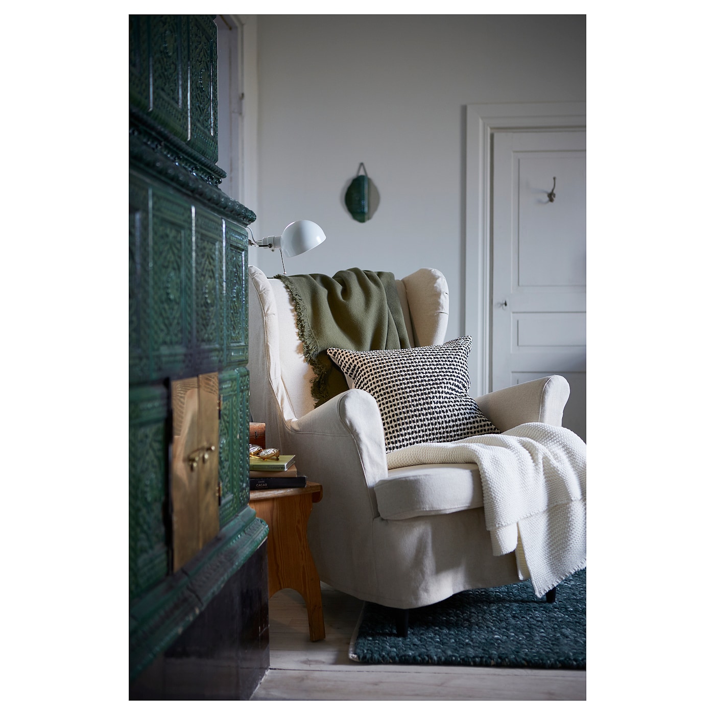ブルー　クレマチス 　IKEA STRANDMON STRANDMON Armchair with headrest (504.198.87) - reviews