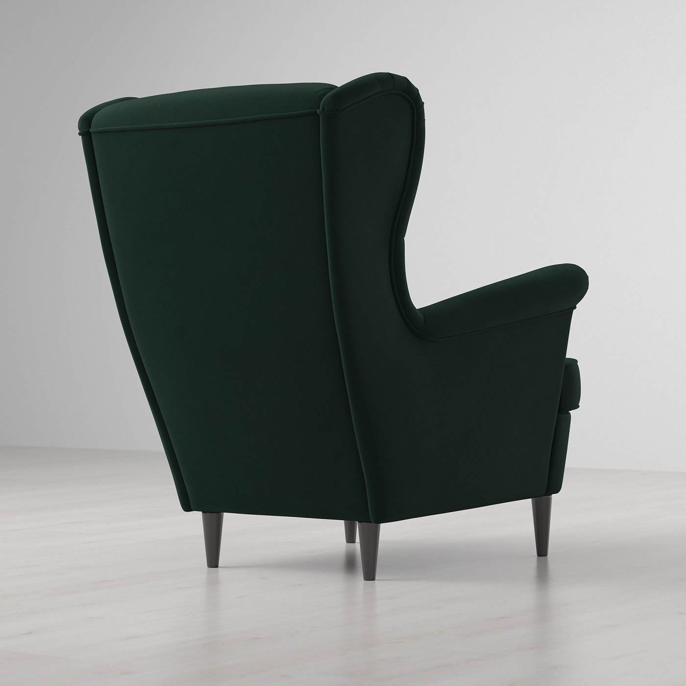値下げしました！！【C684】SAウイングチェア IKEA  STRNDMON  グリーン STRANDMON wing chair, Djuparp dark green - IKEA