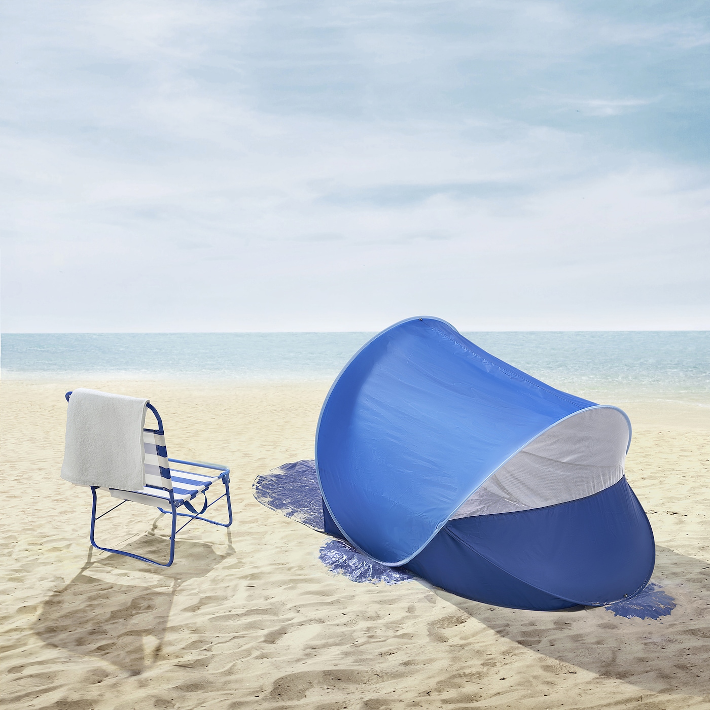 STRANDÖN pop-up sun/wind shelter blue - IKEA