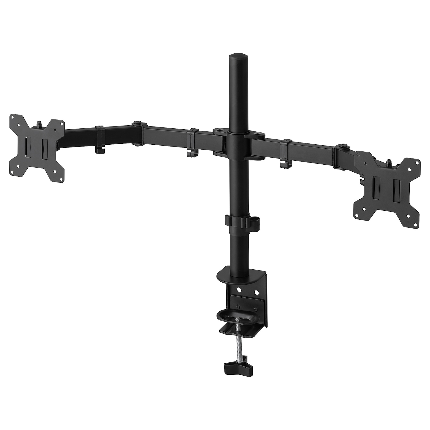 STUBBERGET bracket for 2 monitors black - IKEA