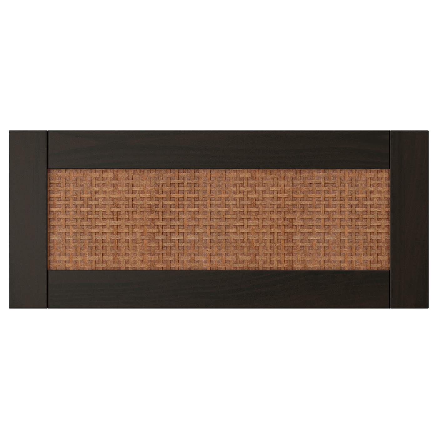 STUDSVIKEN drawer front dark brown/woven poplar - IKEA