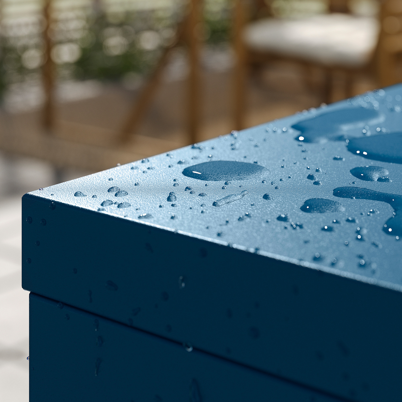 SUNDSÖ cabinet dark blue outdoor/indoor - IKEA
