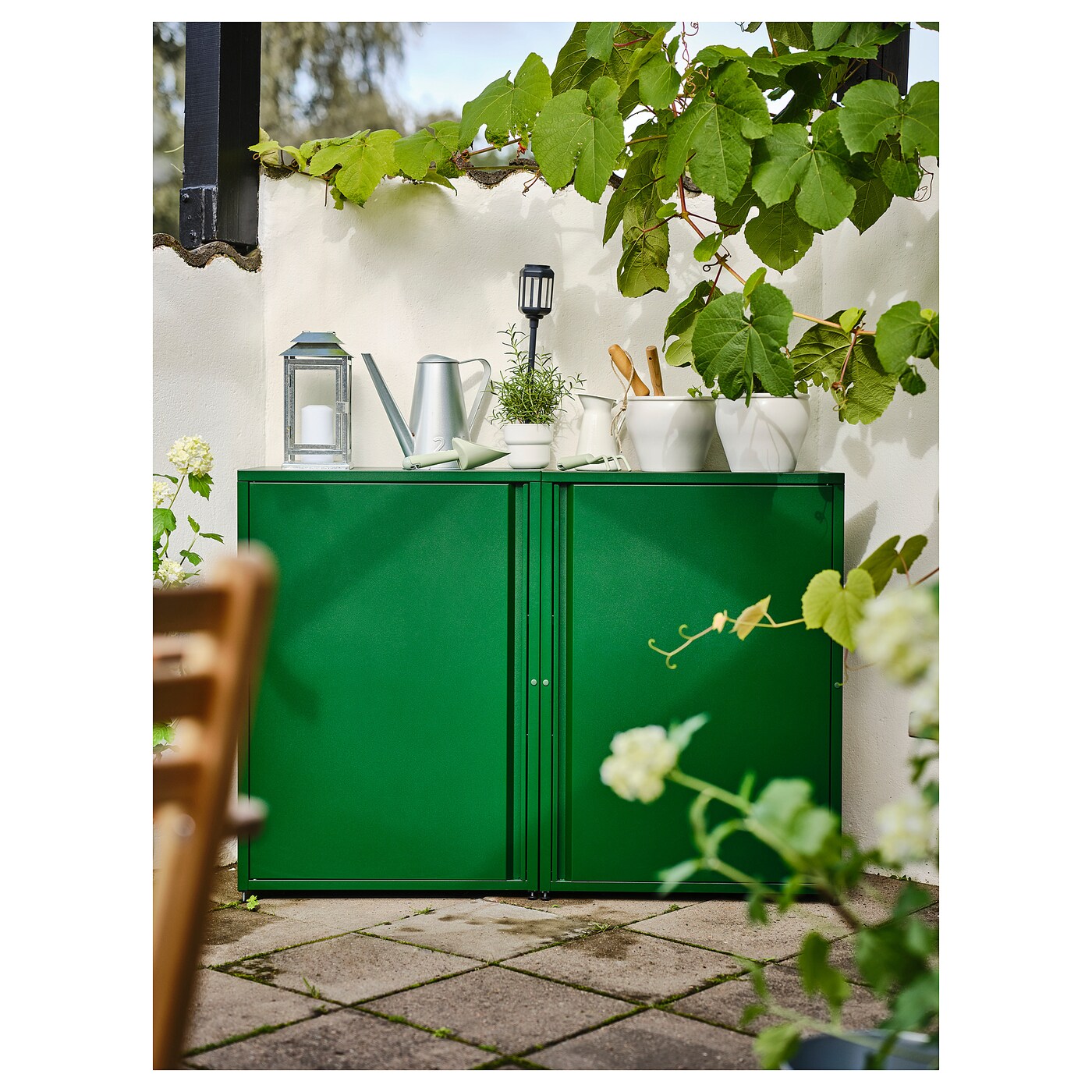 Ikea green sideboard sales