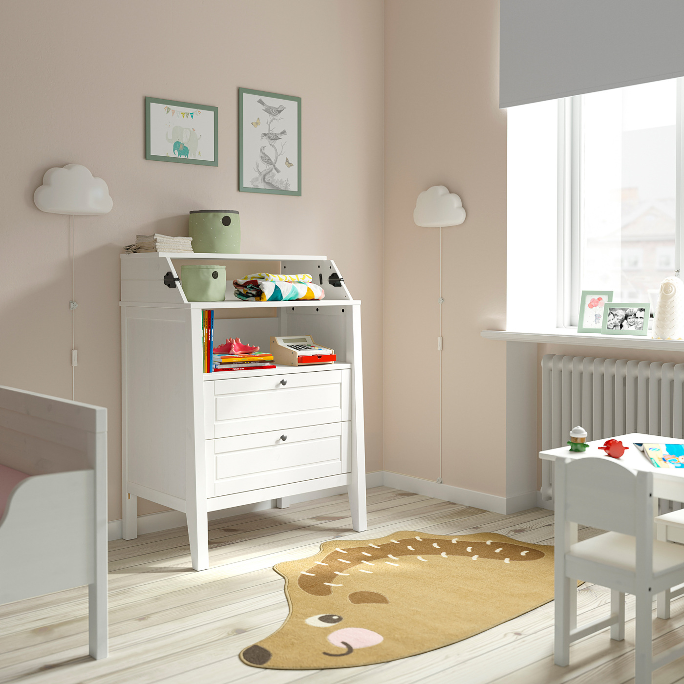 SUNDVIK changing table/chest of drawers white - IKEA