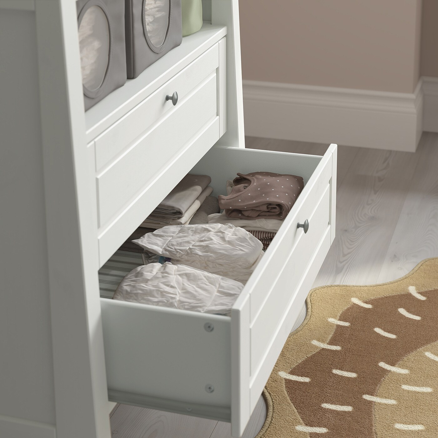 美品　Drawer 36 Drawer - Drawer ドロワー スラックス 36(S位) 紺 【古着