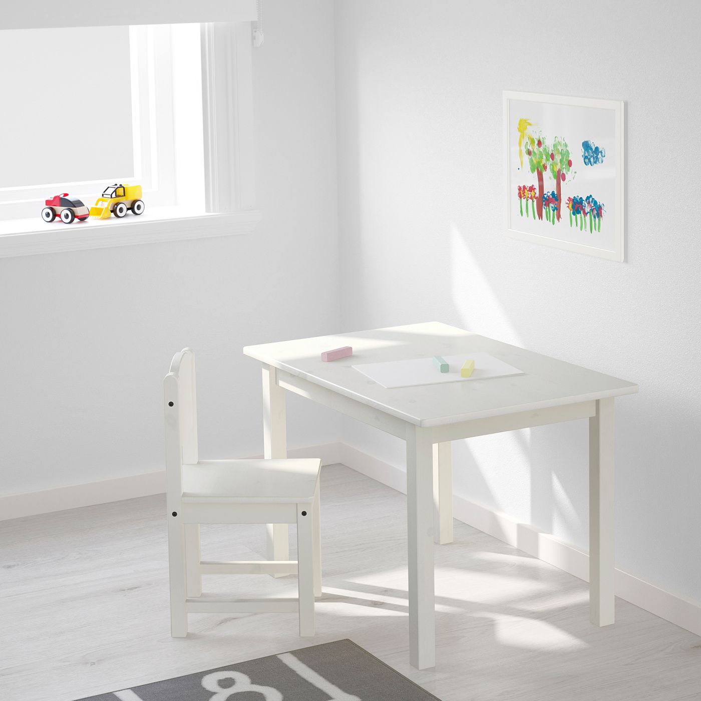 SUNDVIK children's table white - IKEA