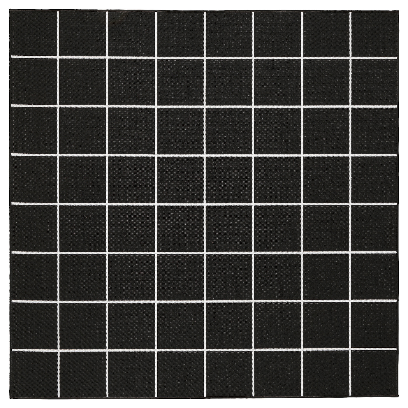 SVALLERUP rug flatwoven in outdoor black white IKEA