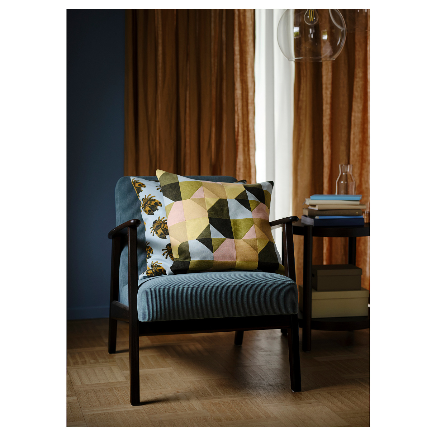 SVARTHÖ cushion cover multicolour - IKEA