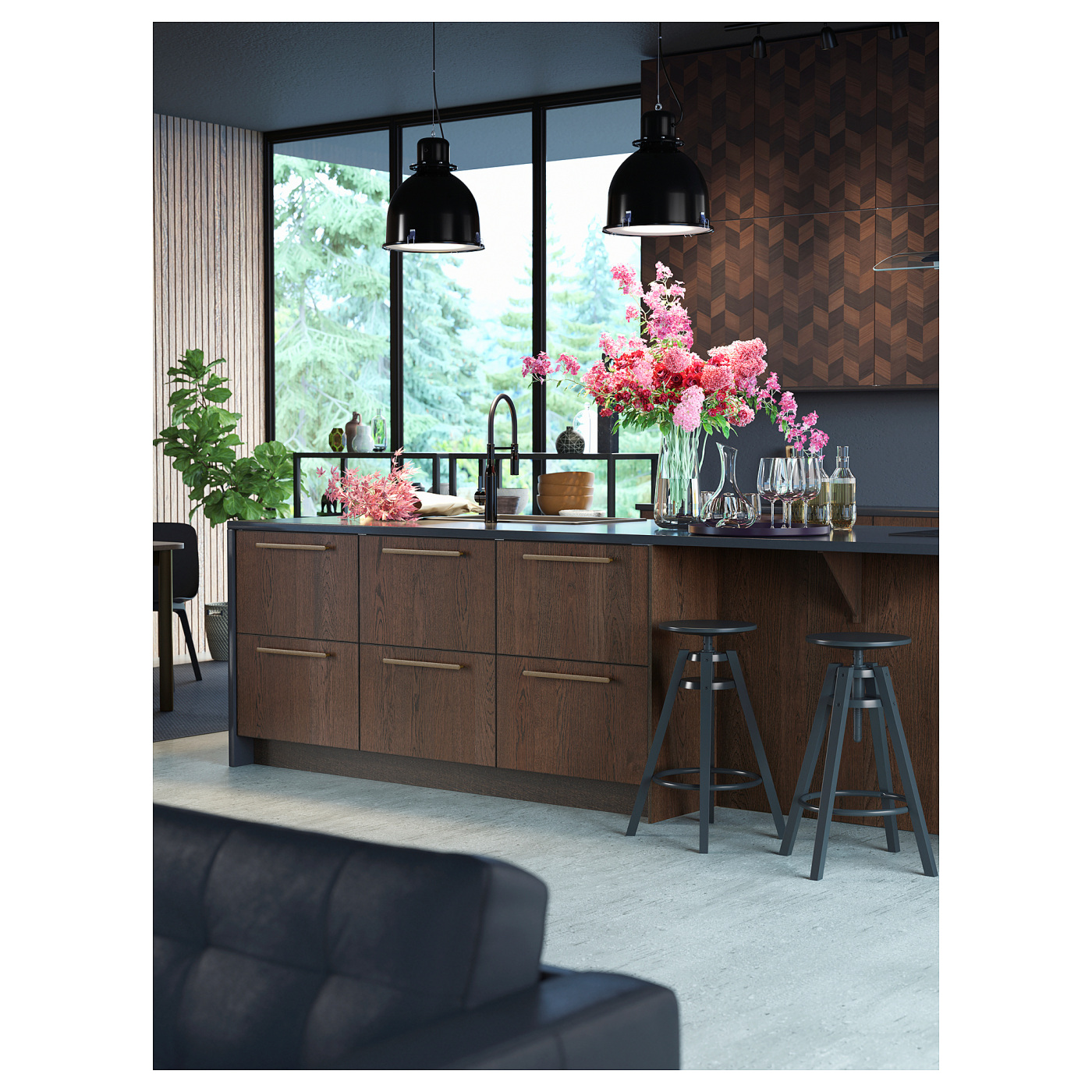 SVARTNORA pendant lamp black - IKEA