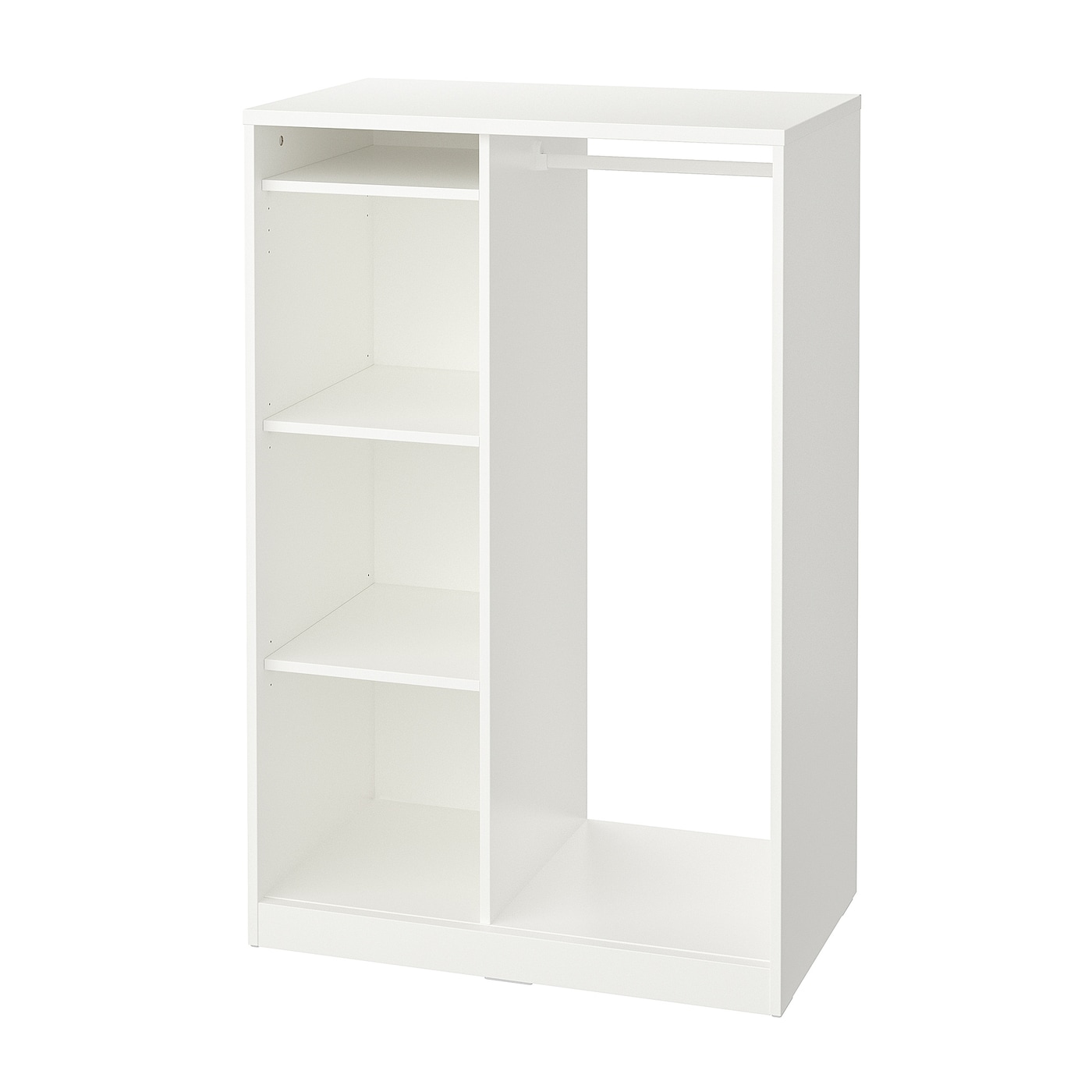 【2024年製 新品】 wardrobe open SYVDE white IKEA - 本棚・本収納
