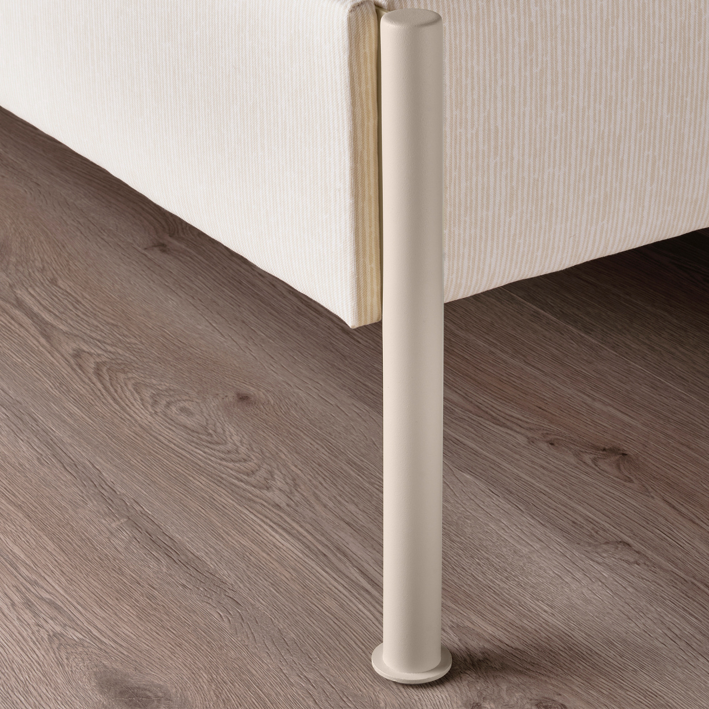 TÄLLÅSEN upholstered bed frame Kulsta light beige - IKEA