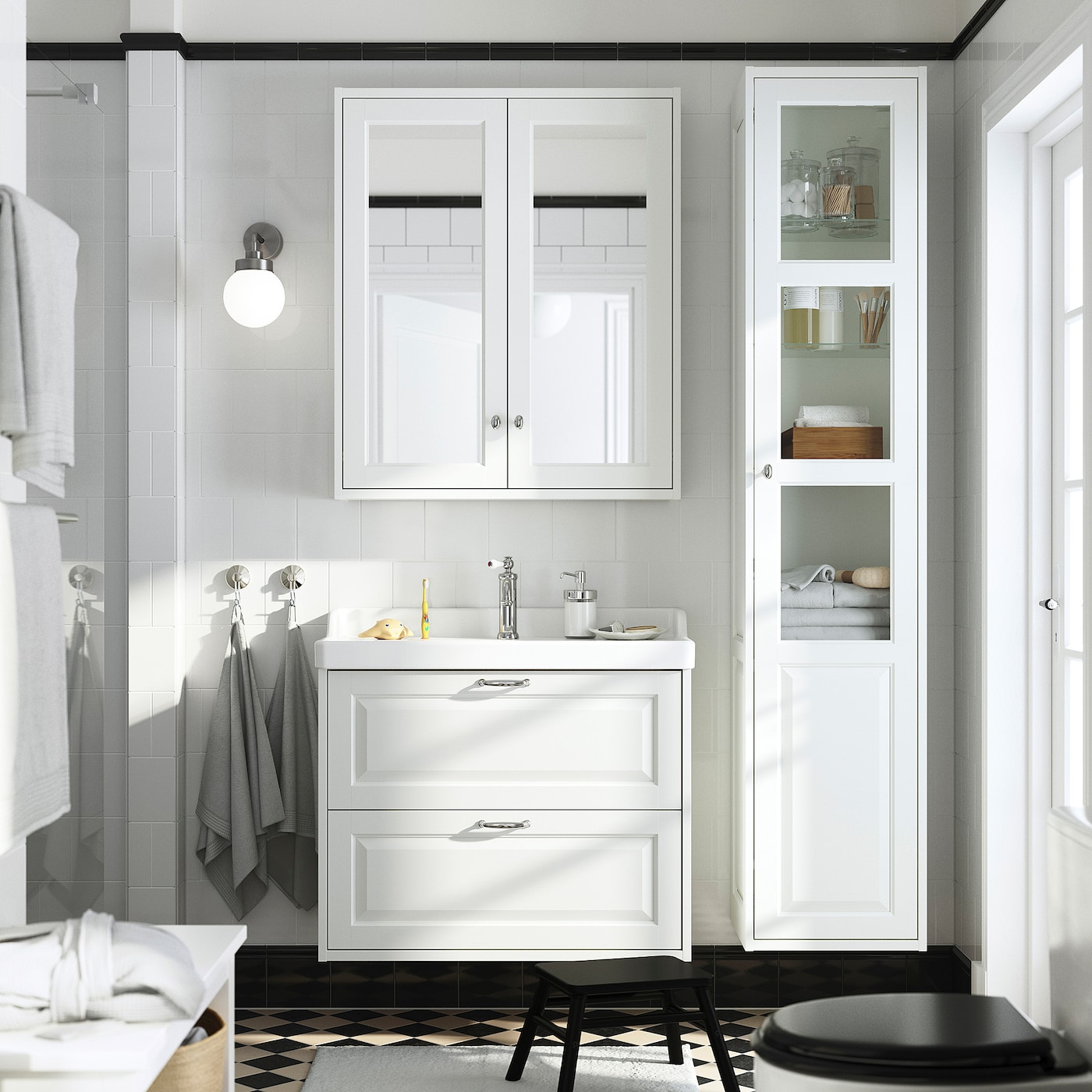 IKEA DYAN ディナン ミラーキャビネット ホワイト 50x13x70 IKEA DYAN ディナン ミラーキャビネット ホワイト 50x13x70 IKEA