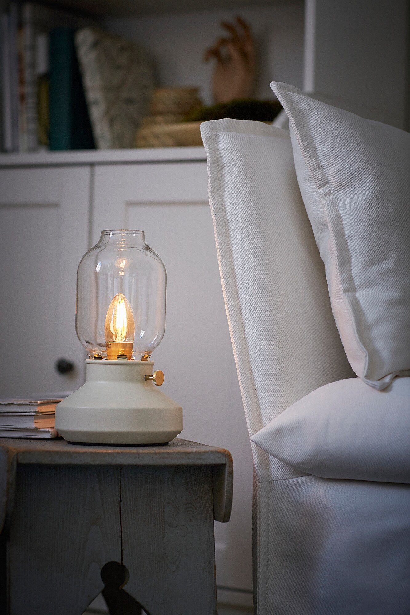 TÄRNABY table lamp dimmable beige - IKEA